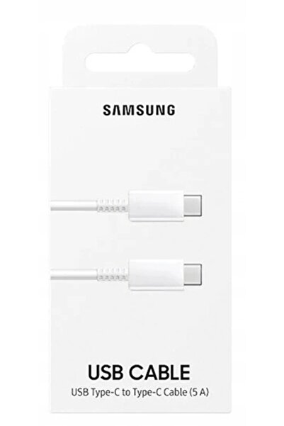 Samsung Cablu EP-DN975BW USB-C la USB-C cu încărcare rapidă, alb