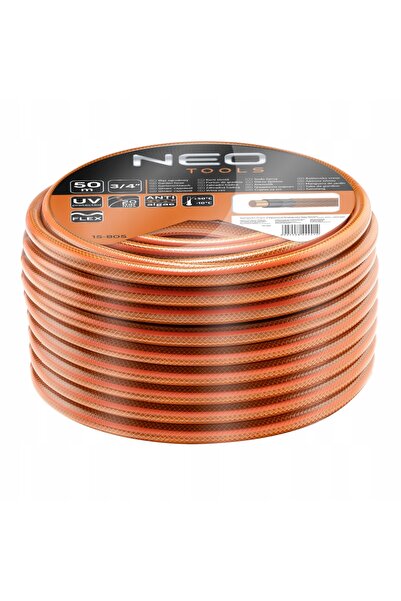 NEO Tools Furtun de grădină 3/4 " 50m 4 straturi rezistent NEO
