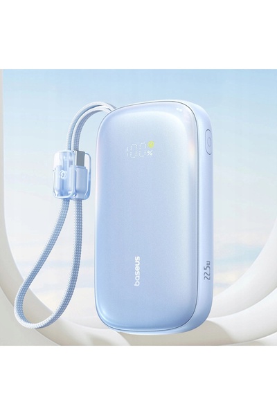 Baseus Powerbank 20000mAh 22.5W cu display și cablu EnerFill FC21 Qpow 3 Ultra