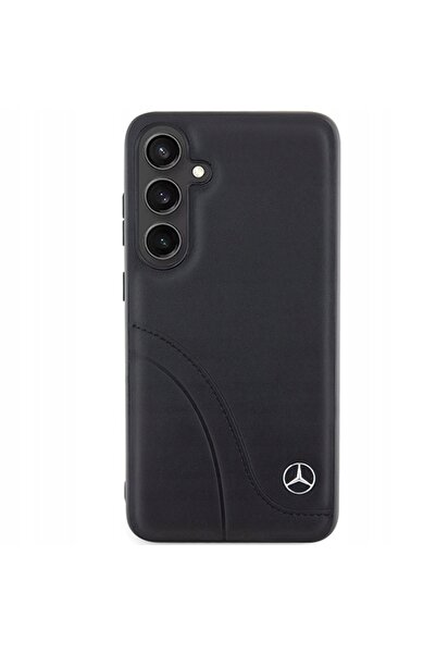 MERCEDES Husă originală pentru Galaxy S24, din piele, cu cusături curbate, pe...