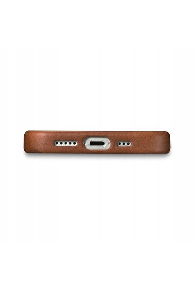 NO BRAND Husă din piele pentru iPhone 14 Plus, magnetică, cu MagSafe, din pie...