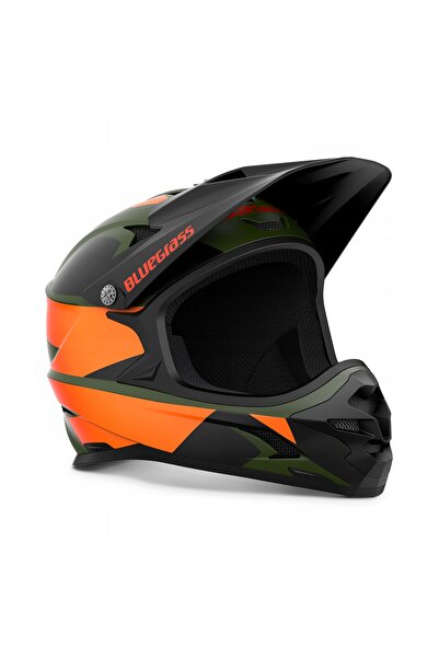 Bluegrass Intox Cască de ciclism integrală mată cu gradient verde - XS 52-54 cm