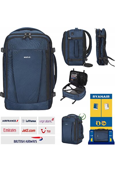 NO BRAND RYANAIR Rucsac de călătorie, bagaj de mână 40x20x25cm 20L pentru avi...