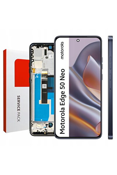 NO BRAND Display pentru Motorola Edge 50 Neo Ecran LCD Ramă Gri Original Zila