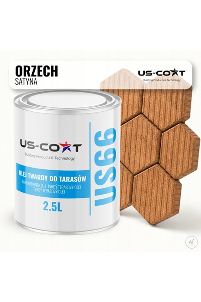 NO BRAND Ulei pentru lemn pentru terase, nuc, 2,5L, lac dur decorativ