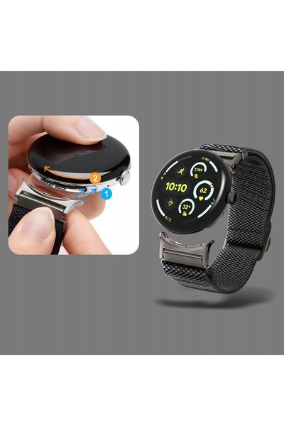 Spigen Pentru Pixel Watch 4 / 3 45mm Curea sport din nailon Lite Fit X