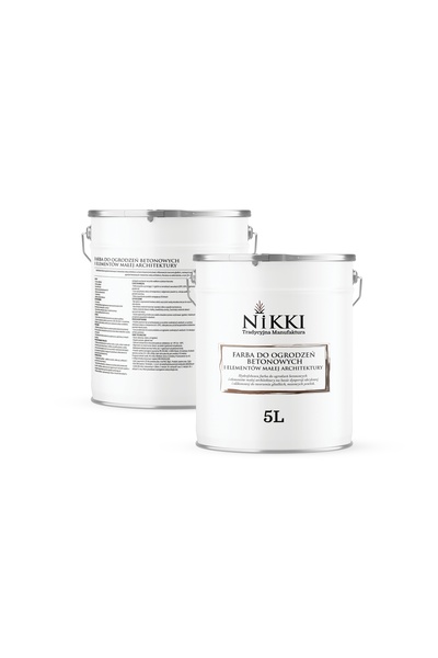NO BRAND Vopsea pentru garduri 5L Garduri Plante Ghiveci Beton Mahon Bronz RA...