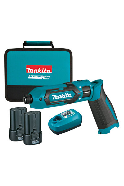 Makita CHEIE DE IMPULS REÎNCĂRCABILĂ 7,2V 25Nm 2x1,5Ah CU CARCASĂ TD022DSE