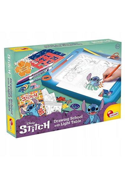 NO BRAND LISCIANI Disney Stitch Set creativ de desen pentru școală cu tablă LED
