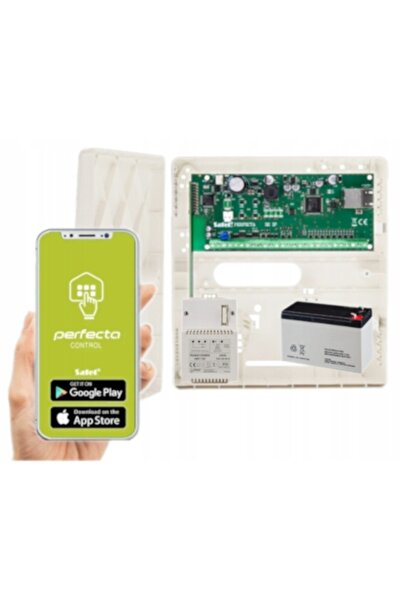 SATEL Sistem de alarmă wireless pentru casă KIT PERFECTA-IP 32 LTE LAN APP