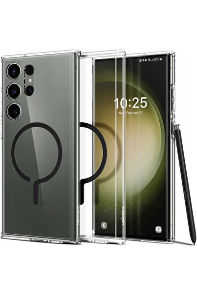 Spigen Husă Galaxy S23 Ultra, Ultra Hybrid Mag Husă MagSafe, carcasă