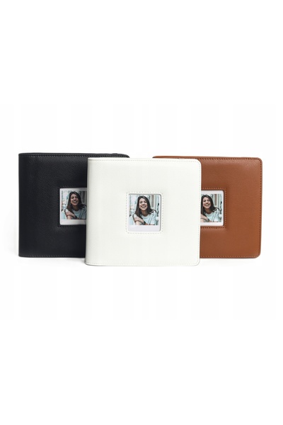 NO BRAND Album foto cu copertă rigidă, 288 de poze, pentru Polaroid GO / Maro