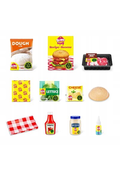 Zuru Set coșuleț burger Slime Mart cu masă de slime pentru copii 6+