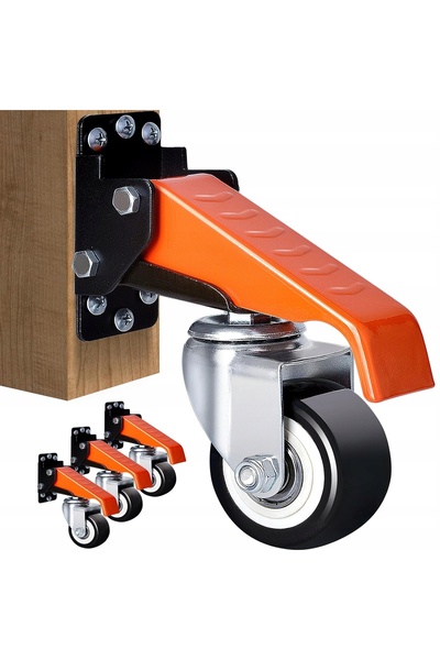 NO BRAND ROȚI PIVOTANTE PENTRU MOBILIER 300KG DEPLASARE UȘOARĂ 63.5MM