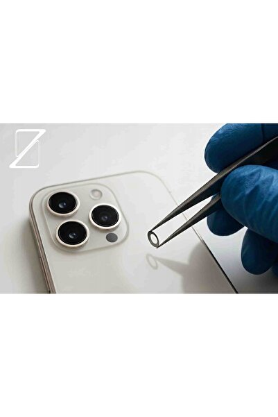 NO BRAND Protector de sticlă pentru lentila camerei din safir pentru Apple iP...