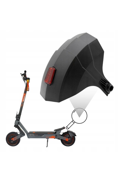 NO BRAND Apărătoare de noroi spate pentru KUKIRIN G2 G3 G4 cu reflector și ca...