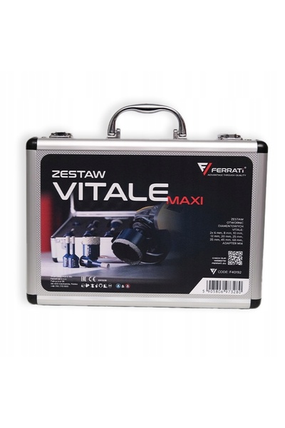 NO BRAND Set de burghie diamantate FERRATI VITALE MAXI 6-68 mm + ADAPTOR M14