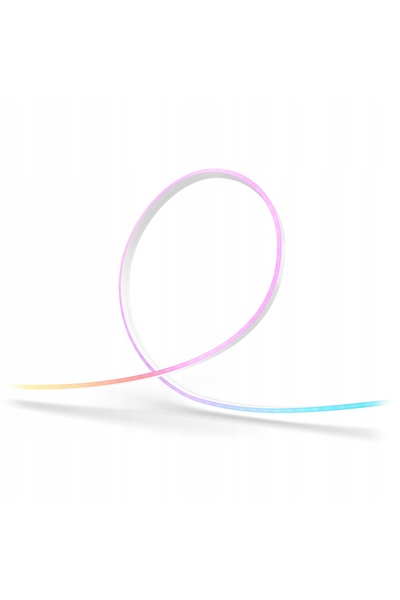 Philips Hue Bandă LED inteligentă, esențială, tip neon, luminoasă colorată, 5m