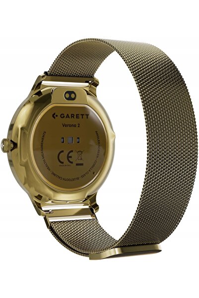 GARETT Smartwatch de damă Verona 2, brățară MESH, auriu