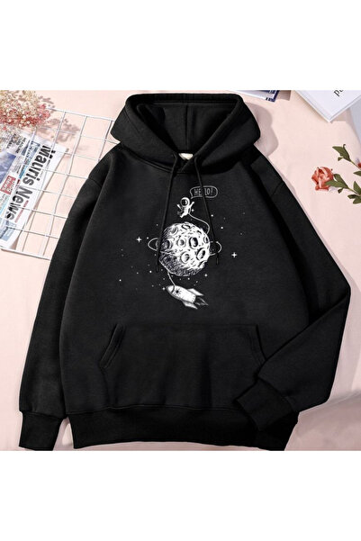 bellanova Unisex Printed Hooded Sweatshirt