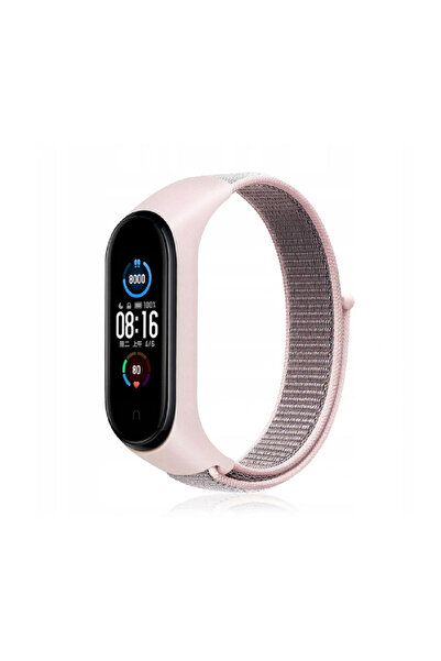 OEM Curea Silicon Moale pentru Xiaomi Mi Band 4, Roz deschis, Ajustabila