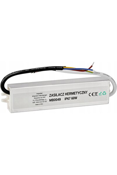 NO BRAND Sursă de alimentare 12V 80W 6,5A impermeabilă pentru bandă LED IP67 ...