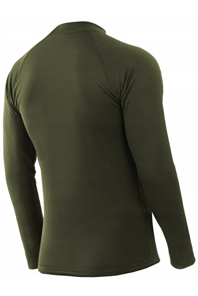 NO BRAND Tricou termoactiv bărbătesc cu mânecă lungă, tip maiou termic, kaki,...