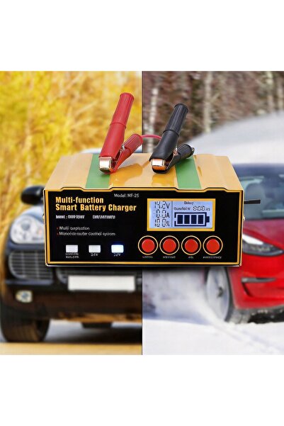 bedee ÎNCĂRCĂTOR-REDRESOR DE BATERII AUTOMAT INTELIGENT LCD 24V 12V 12A