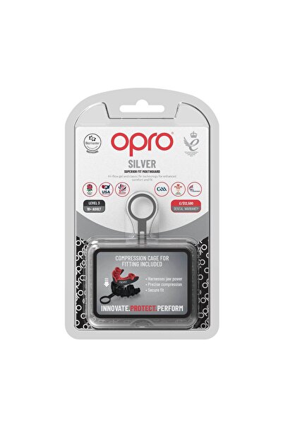 OPRO Protector dentar Silver GEN5 Negru