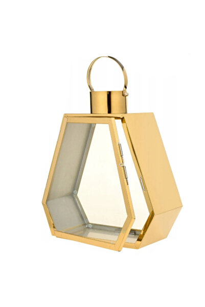 NO BRAND Lampion auriu mare pe masă, decorațiune de Crăciun, petrecere de nun...