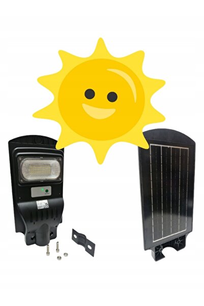 ecolight Lampă stradală solară LED de exterior 30W cu senzor de mișcare, lumi...