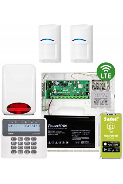 SATEL KIT ALARMĂ ALARMĂ PERFECTA 16 LTE APlicație SMS Senzori BOSCH