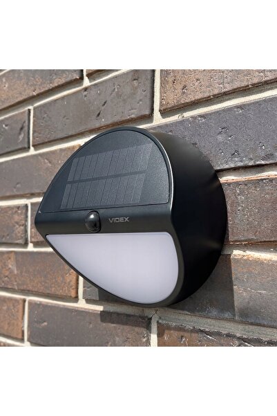 NO BRAND Lampă solară de perete VIDEX LED 500Lm 5000K cu senzor de mișcare și...