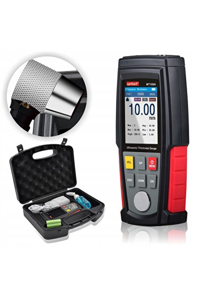 Benetech Tester de grosime a vopselei cu ultrasunete, senzor cu sondă, LCD