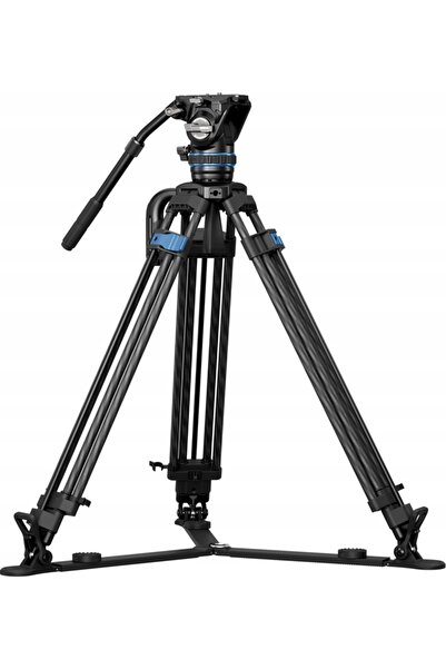SIRUI Kit trepied video profesional din carbon Rapid Twin-Leg SQ75+S5-TYLKO K...