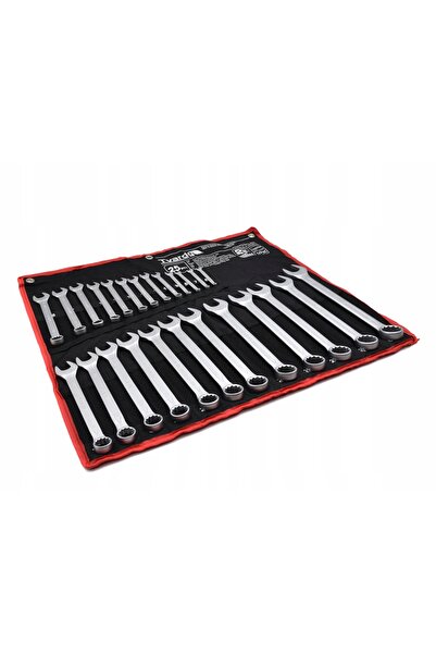 Tvardy Set de chei fixe cu cap plat 6-32 mm 25 bucăți
