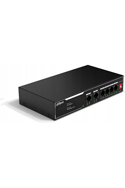 DAHUA SF1006LP Switch PoE cu 6 porturi, 4xPoE 36W pentru camere