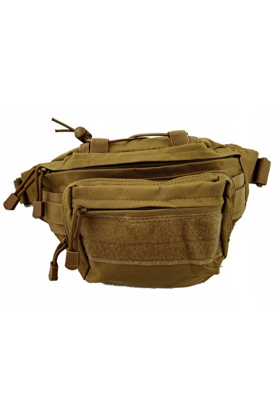 NO BRAND Borsetă bărbătească de talie, stil militar, cu curea