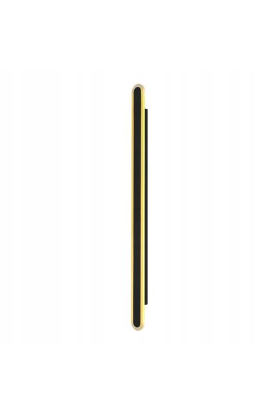 NO BRAND Aplică de perete de exterior STICK L-180 neagră 60W, abajur opal, IP65