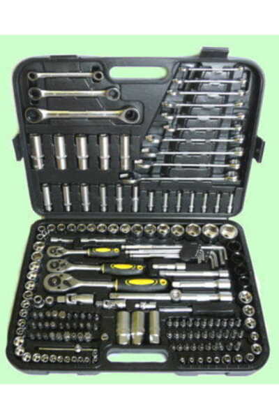 SilverTools Trusă de scule 108 piese: Set chei, chei tubulare, 2 clicheturi, ...