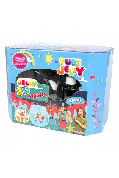 Tuban TU3332 Kit Creativ Tubi Jelly 8 Culori Acvariu Mare 3D cu Pirați