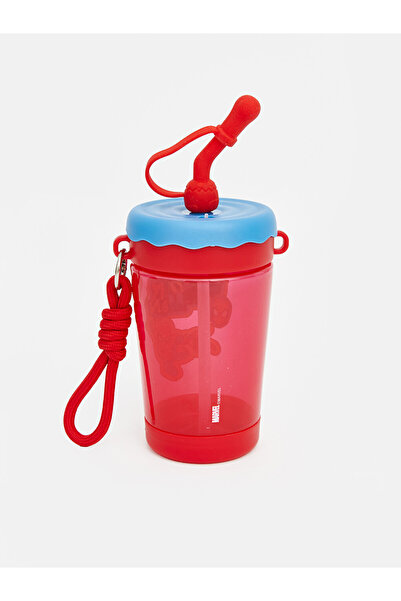 LC Waikiki Spider-Man Printed Children's Water Bottle with Straw 500 ml