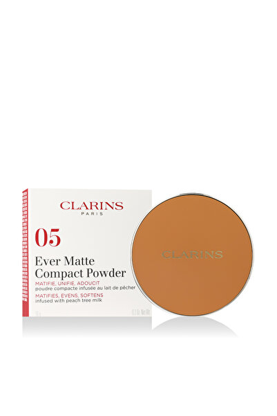 Clarins Ever Matte Compact Powder (05 Medium Deep) 10 g