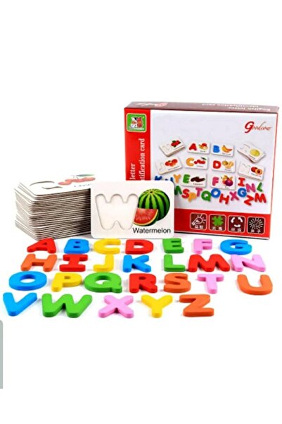 Generic Brand Wooden Letter Matching Game