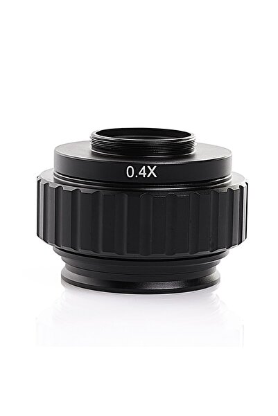 TECHREBAL Adaptor de cameră C-mount pentru microscop stereo 0.4X cu focalizare