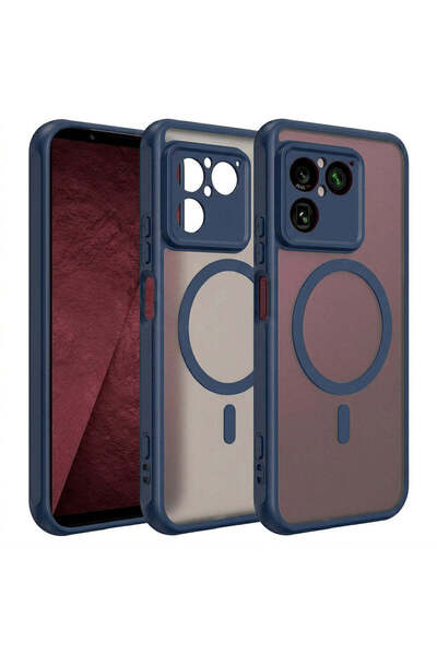 Techsuit Husă pentru Sony Xperia 1 VIII, HaloFrost II MagSafe, albastru marin...