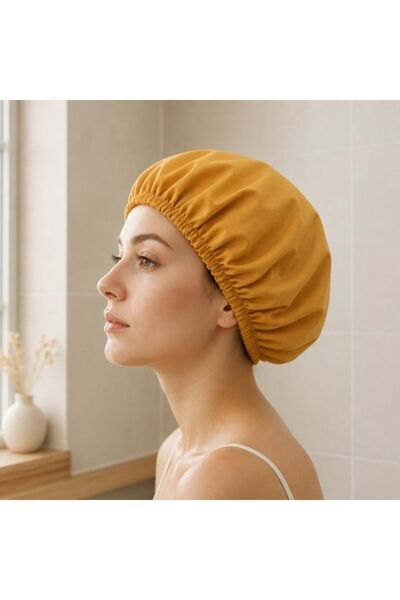 idei Waterproof shower cap diameter 24 cm, color delivered randomly, elastic ...