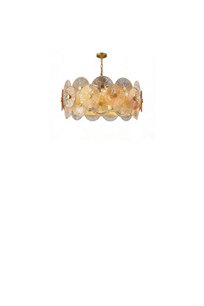 Siera Lotus Leaf Chandelier Antique Bronze P 516