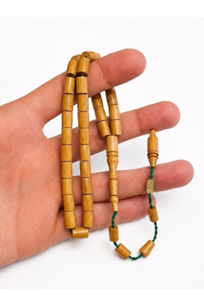 Limon Ağacı Yerli İşçilik Kesme Tesbih 7x10mm Ölçü
