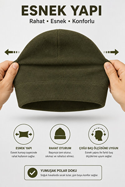 Alıç Beretă din lână pentru soldați, unisex, pentru iarnă, călduroasă, din țesătură moale din lână, pentru camping în aer liber, trekking, pentru utilizare zilnică.